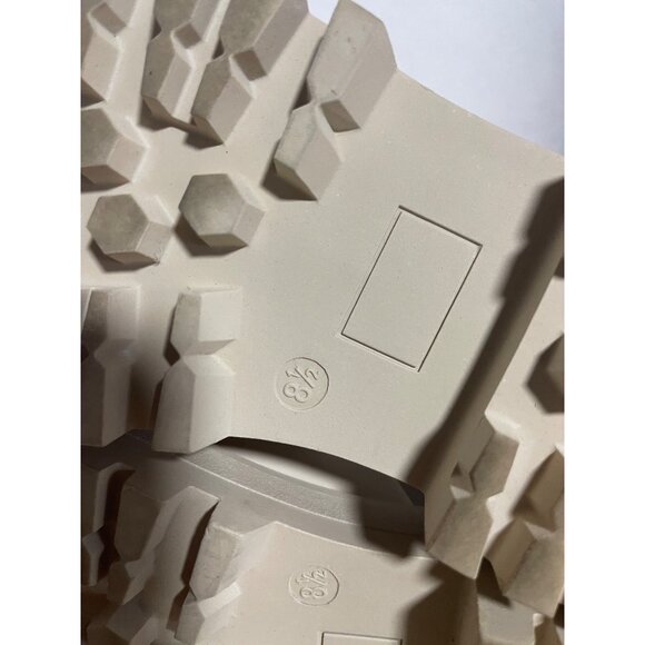 SM New York Cream Color Shay Slide On Mules Chunky Heel Womens Size 8.5M - Picture 6 of 9